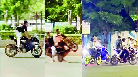  Bike stunts  