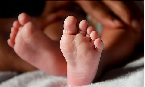 New born baby died