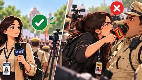 பாலியல் குற்றச்சாட்டு - பத்திரிக்கையாளர்களுக்கு வழிகாட்டு நெறிமுறைகளை வெளியிட்ட டெல்லி காவல்துறை!