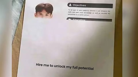 Incomplete resume 