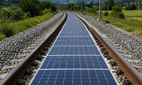 Solar panel in Switzerland