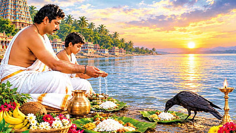 மகாளய அமாவாசை - அன்னதானம், வஸ்திர தானம் செய்வது சிறப்பு