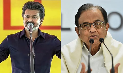 TVK Vijay- P Chidamabaram