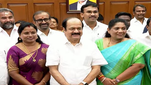மரகதம் குமரவேல் - சபாநாயகர் பிரபாகர் - சத்தியபாமா 