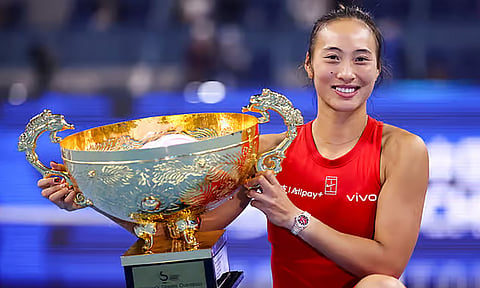 China tennis player Qinwen Zheng