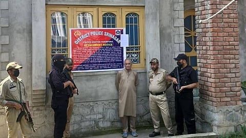 Srinagar Terrorist House sealed