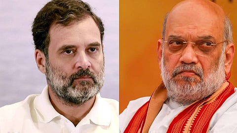 ராகுல் காந்தி- அமித் ஷா