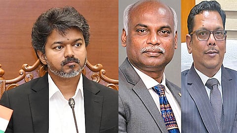 முதலமைச்சர் விஜய் - லிங்கேஷ்வரன் - கார்த்திகேயன்
