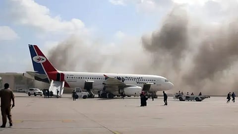 Aden airport Attacked