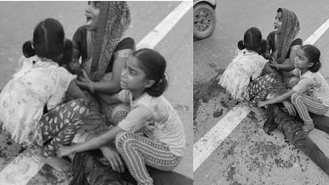 Dalit  man beaten 