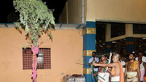 வல்லக்கோட்டை முருகன் கோவிலில் வன்னிமரம் குத்தும் உற்சவம்
