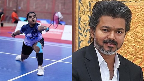 நித்ய ஶ்ரீ - முதலமைச்சர் விஜய்
