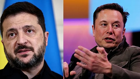 Elon Musk-Volodymyr Zelenskyy