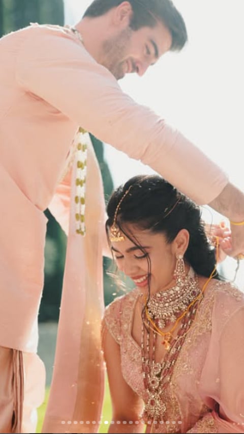 Anjana Arjun Marriage pictures