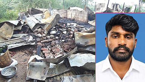 கணவரை மண்எண்ணெய் ஊற்றி எரித்துக்கொன்ற மனைவி