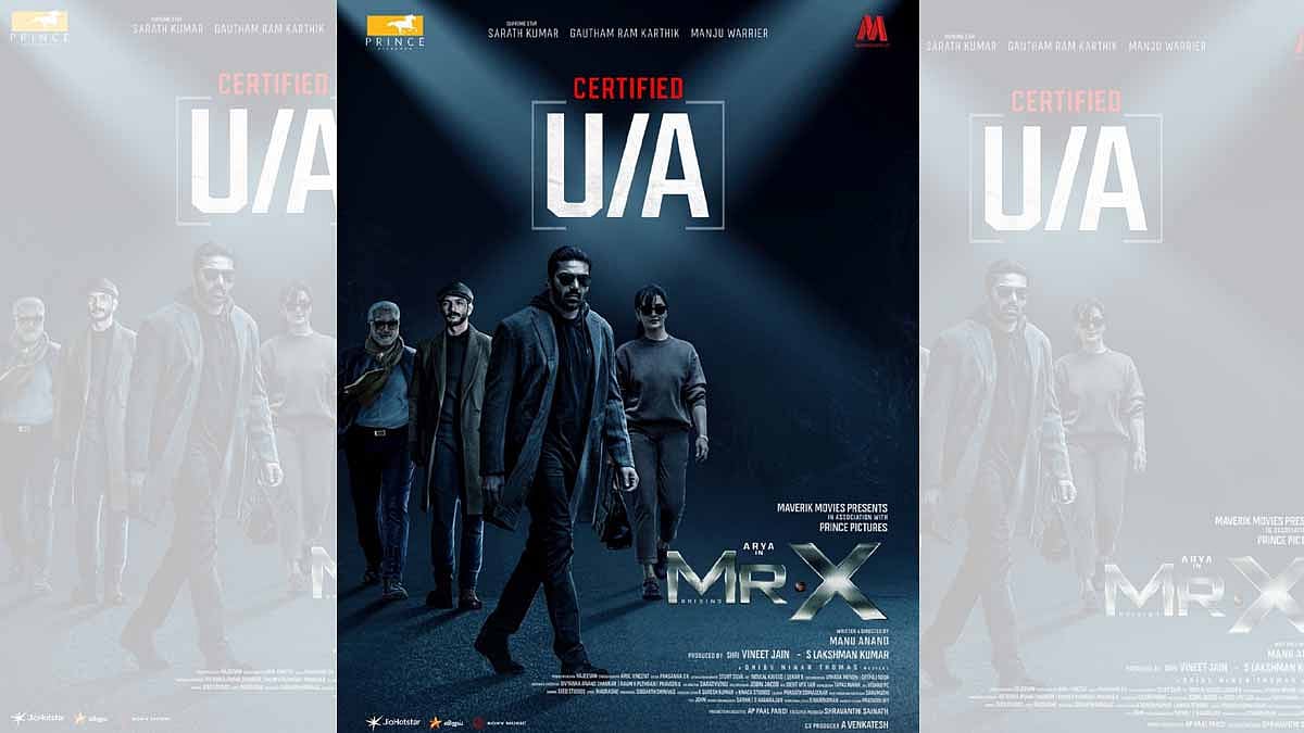 ஆர்யாவின் Mr X படத்திற்கு U/A சான்றிதழ்/ Mr X certified UA Team has ...