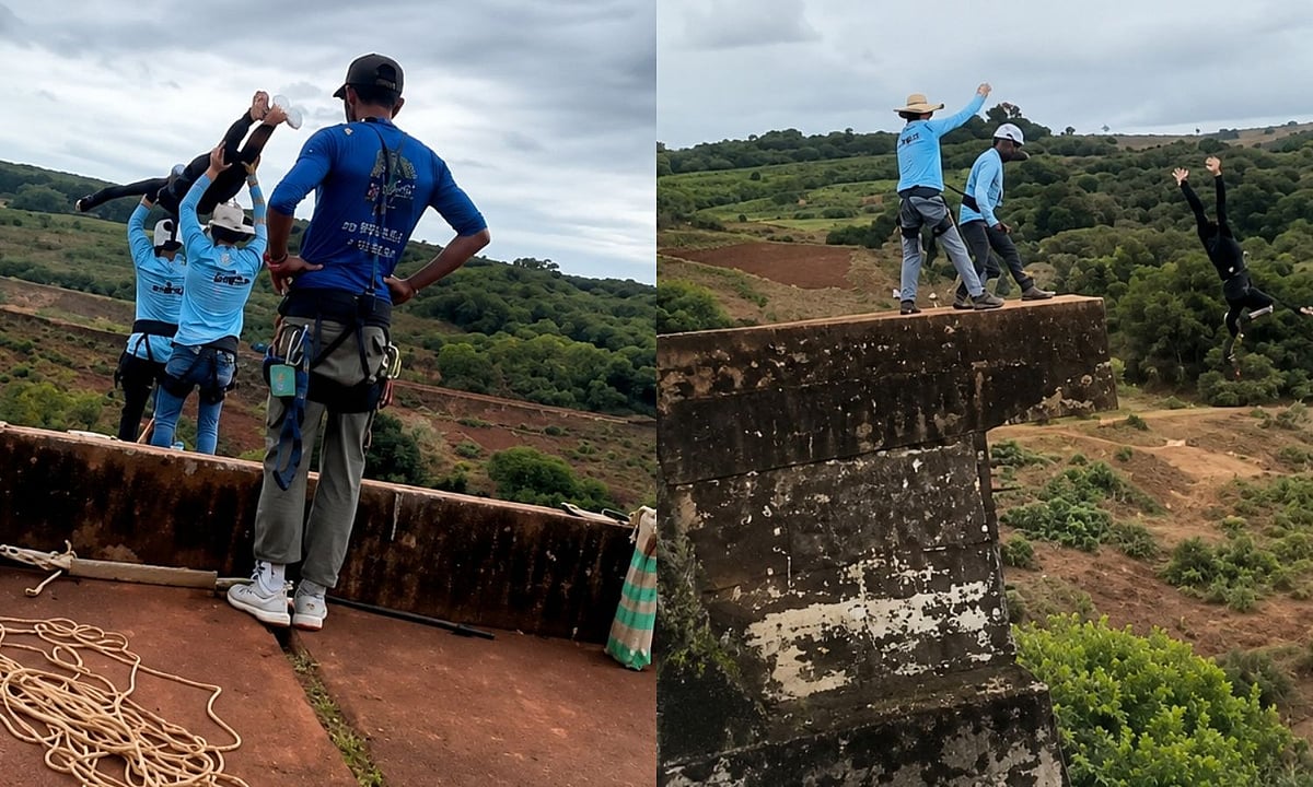 Brazil Bungee Jumping பாதுகாப்பு பிழை: கயிறு இணைக்காமல் தள்ளியதால் 21 ...