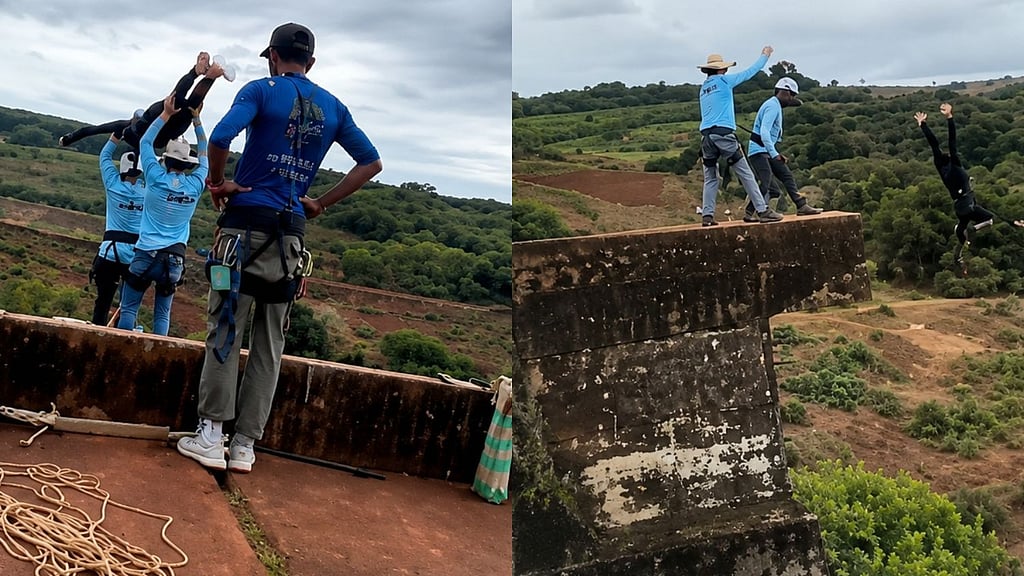 Brazil Bungee Jumping பாதுகாப்பு பிழை: கயிறு இணைக்காமல் தள்ளியதால் 21 ...