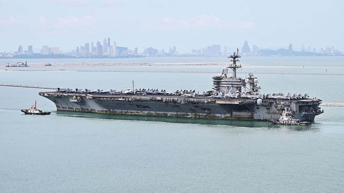 தாய்லாந்தை நெருங்கும் அமெரிக்க போர்க்கப்பல்: பாலியல் தொழிலாளர்களை கண்காணிக்கும் போலீசார்- காரணம் என்ன?