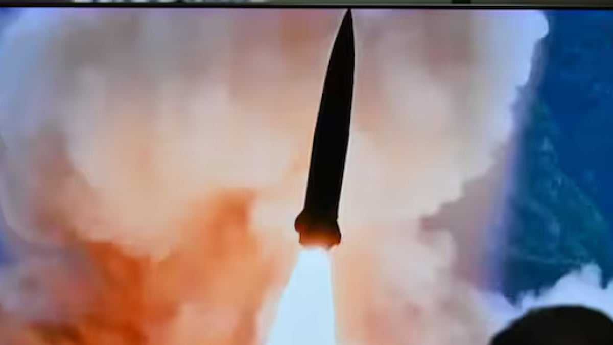 கடற்பரப்பை நோக்கி அடையாளம் தெரியாத பொருளை ஏவிய வட கொரியா
