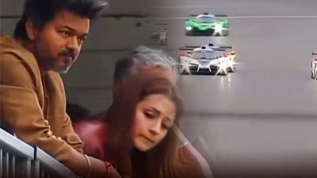 லண்டனில் அஜித் கார் பந்தயத்தை கண்டுகளித்த திரிஷா