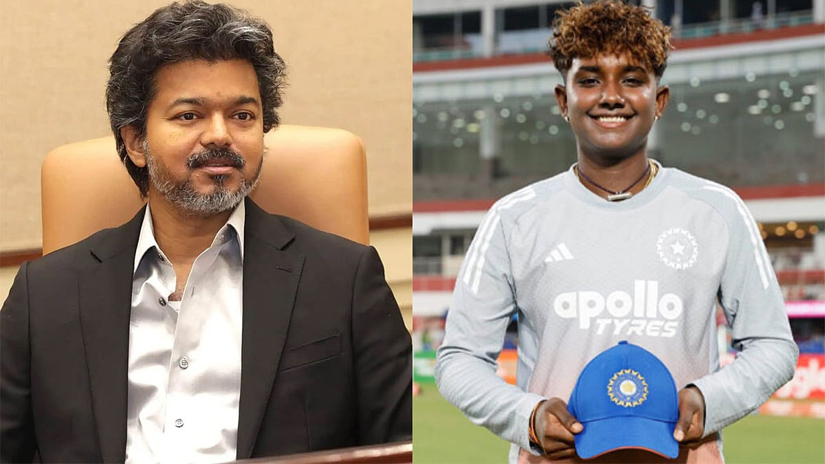 கிரிக்கெட் வீராங்கனை கமலினிக்கு அரசு சார்பில் ரூ.75 லட்சம் ஊக்கத்தொகை - முதலமைச்சர் விஜய் அறிவிப்பு