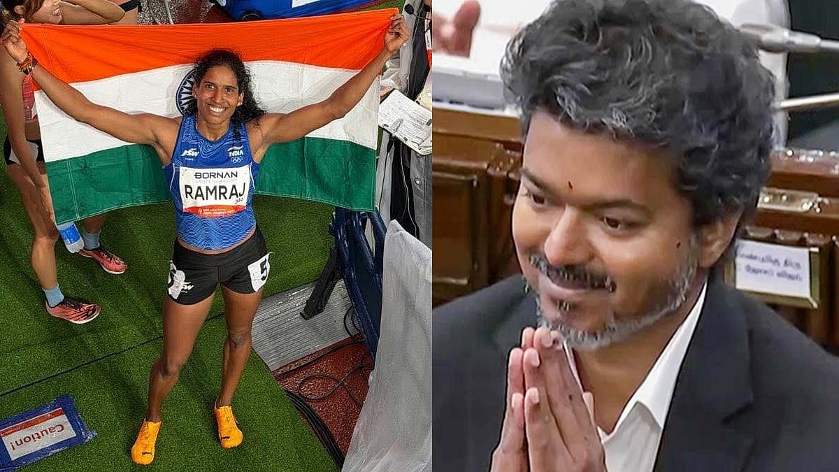 தமிழக வீராங்கனை வித்யா ராம்ராஜிக்கு ரூ. 30 லட்சம் ஊக்கத்தொகை அறிவித்த முதலமைச்சர் விஜய்