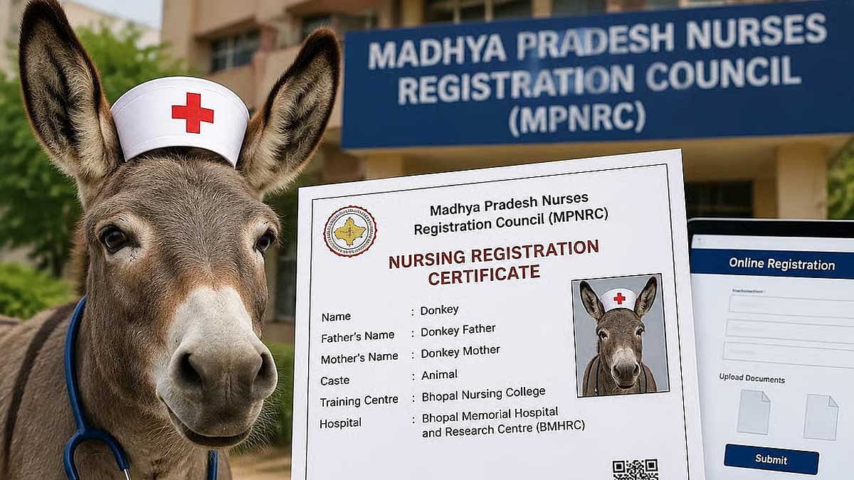 மாணவியின் பெயர் ‘கழுதை’; கழுதை தம்பதிக்கு பிறந்தவர்- நர்சிங் சான்றிதழை பார்த்து அரசு அதிர்ச்சி