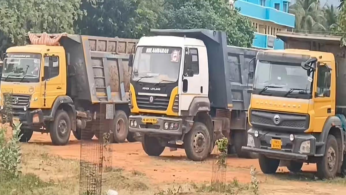 ஜி.பி.எஸ்.பொருத்தாத லாரிகளில் ஜல்லி, எம்சாண்ட் கொண்டு செல்ல அனுமதி இல்லை- நாளை முதல் கனிம வளத்துறை நடவடிக்கை