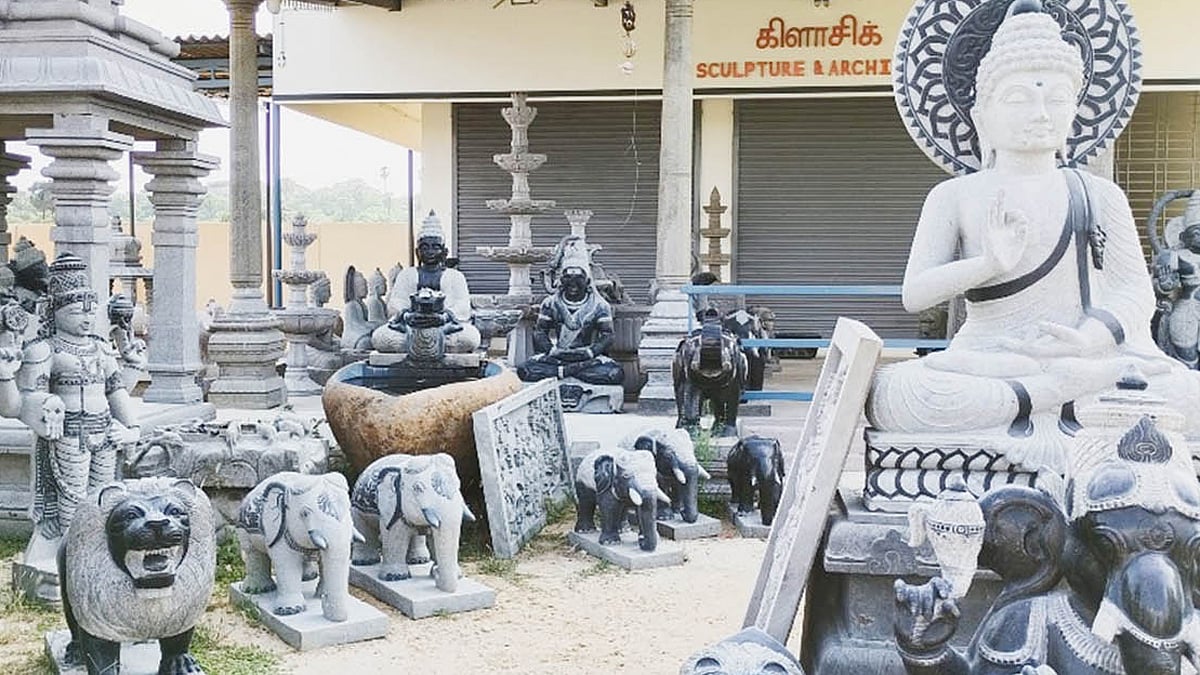 மாமல்லபுரத்தில் சிற்ப தொழிலுக்கு கல் தட்டுப்பாடு