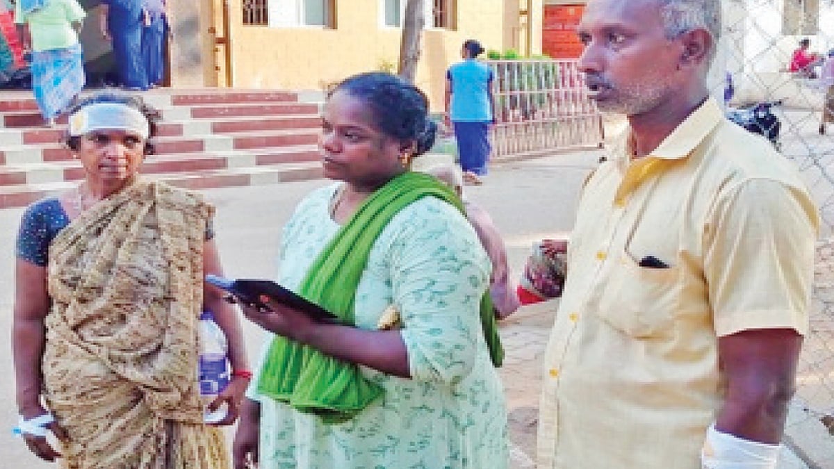 தாய்மாமன் தங்க மோதிரம் கேட்டு தகராறு: செவிலியர் மீது தாக்குதல்