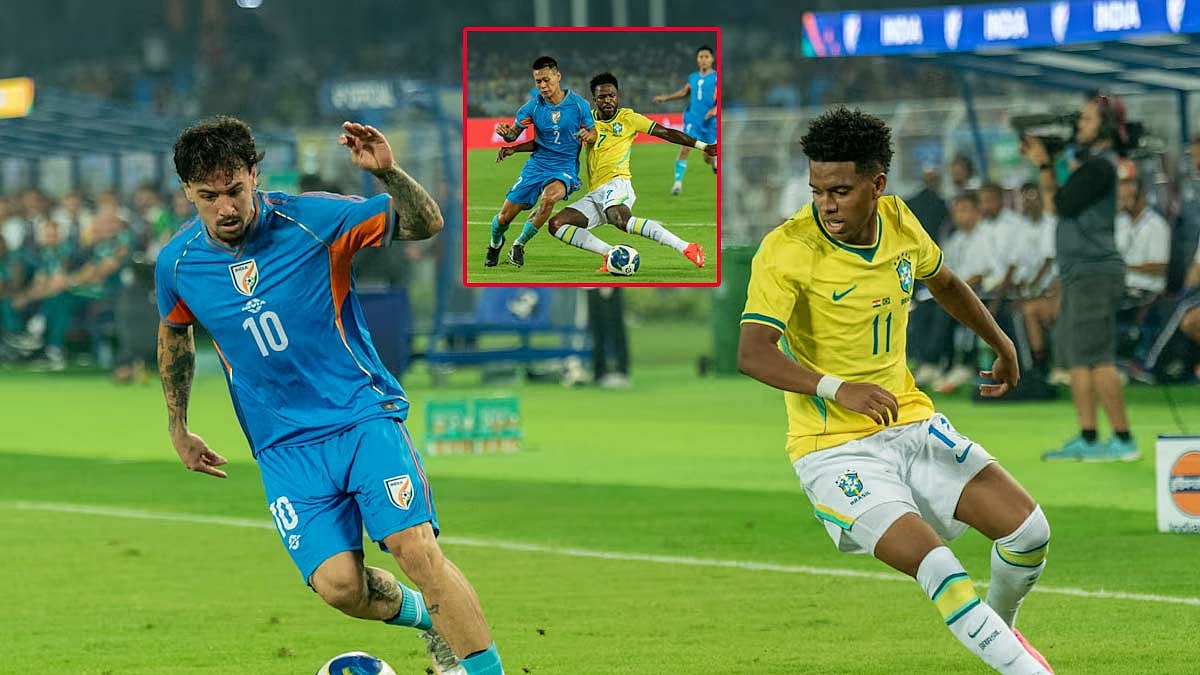 பிரேசில் கால்பந்து அணியுடன் மோதிய இந்தியா: முடிவில் ஏமாற்றம்..!