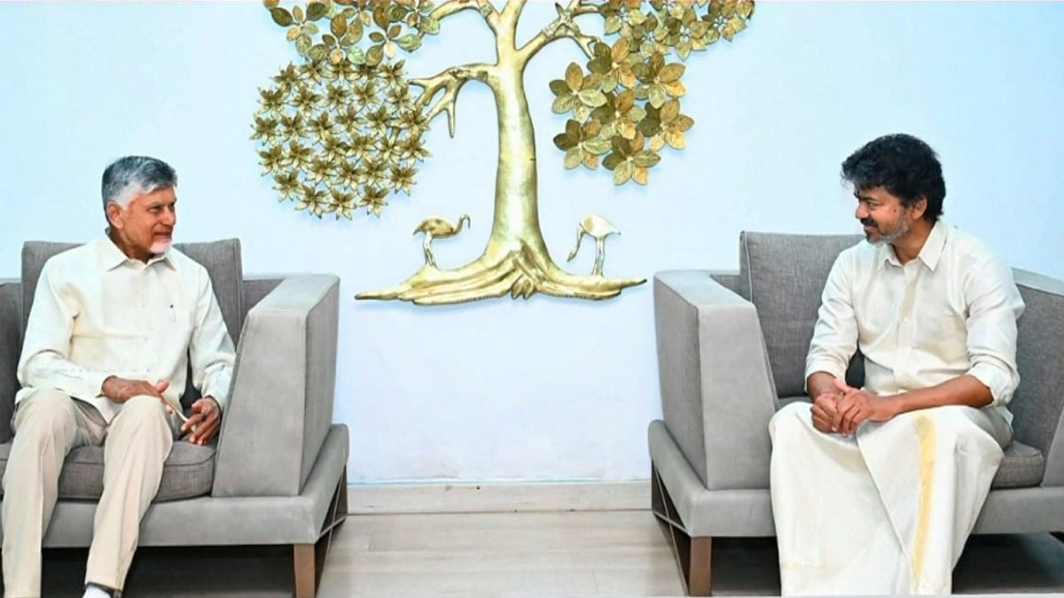 சந்திரபாபுவுடன் முதலமைச்சர் விஜய் சந்திப்பு: கோதாவரி-காவிரி ஆறு இணைப்புத் திட்டம் குறித்து ஆலோசனை!