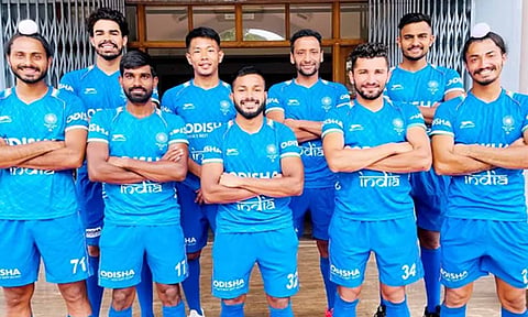 இந்திய ஆக்கி அணி வீரர்கள்&nbsp;