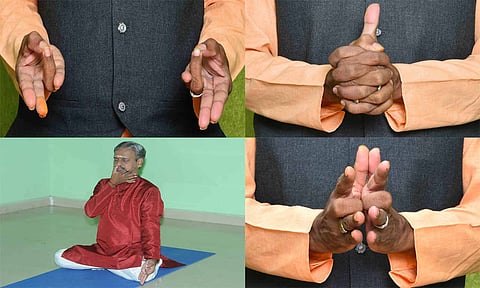 வறட்டு இருமலை குணமாக்கும் யோகா முத்திரை