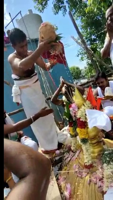 பண்ருட்டி  நாகாத்தம்மன் கோவில்   மகா கும்பாபிஷேகம் நடைபெற்றது.