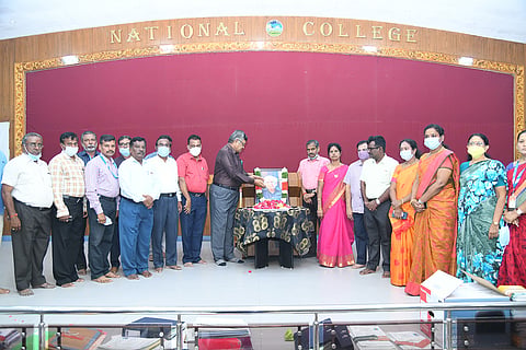 மறைந்த தேசியக்கல்லூரி தலைவர் கிருஷ்ணமூர்த்திக்கு இரங்கல் கூட்டம்