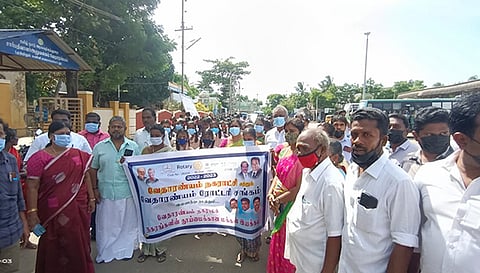 தூய்மை இயக்க விழிப்புணர்வு  பேரணி.