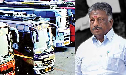 &nbsp;ஆம்னி பேருந்துகள்&nbsp; &nbsp; &nbsp;ஓ.பன்னீர் செல்வம்