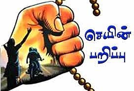 வீட்டில் தூங்கிய பெண்ணிடம் செயின் பறிப்பு