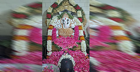 சிறப்பு அலங்காரத்தில் விநாயகர்.