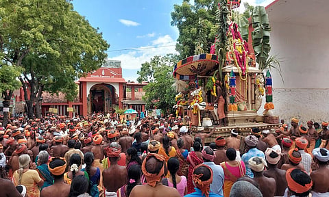 சாமிதோப்பு அய்யா வைகுண்டசாமி தலைமைப்பதியில் தேரோட்டம்