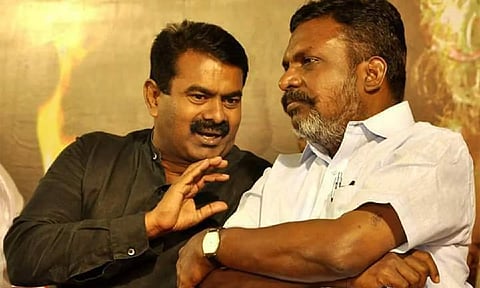 போட்டு தாக்கிய திருமா-  பதிலடி கொடுத்த சீமான்!