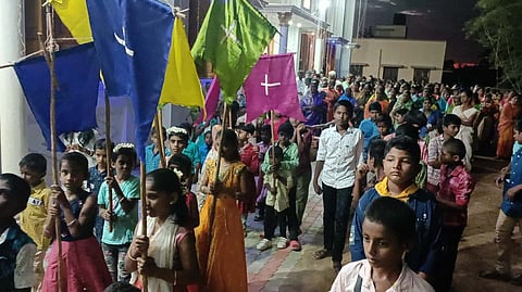 ஆலங்குடி புனித அந்தோணியார் ஆலய  ஆண்டு திருவிழா கொடியேற்றம்