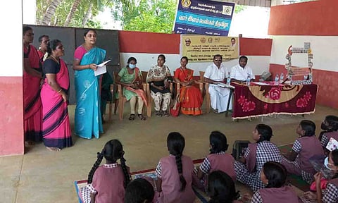 &nbsp;விழிப்புணர்வு முகாம் நடைபெற்ற காட்சி.