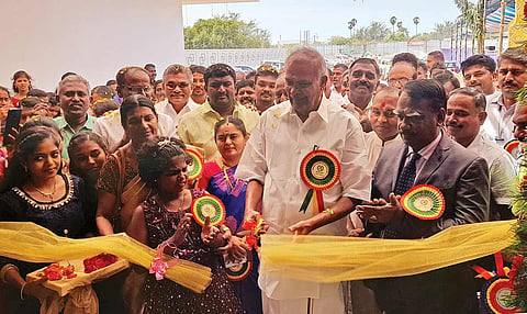 மரியா பெண்கள் கலை, அறிவியல் கல்லூரியை சபாநாயகர் அப்பாவு திறந்து வைத்த போது எடுத்தபடம்.&nbsp;