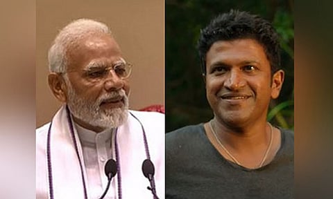 பிரதமர் மோடி, புனித் ராஜ்குமார்&nbsp;
