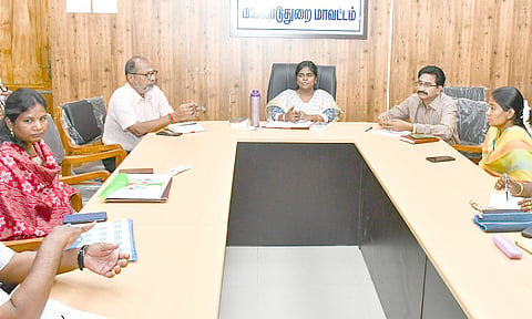 ஆய்வு கூட்டம் கலெக்டர் லலிதா தலைமையில் நடந்தது.