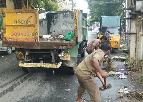 ஈரோடு மாநகரில் 2 நாட்களில் 190 டன் குப்பைகள் அகற்றம்