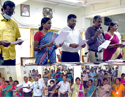 தேசிய ஒற்றுமை நாள்,  லஞ்ச ஒழிப்பு உறுதிமொழி ஏற்பு